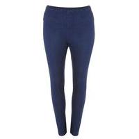 Indigo Denim Leggings, Indigo