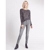 Indigo Collection Mid Rise Skinny Leg Jeans