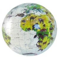 INFLATABLE WORLD GLOBE ANIMAL WORLD GLOBE (16 INCH)