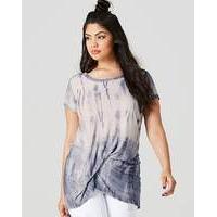 Indigo Tie Dye Tuck Side Tunic