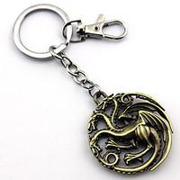 Inspired by Game of Thrones Anime Cosplay Accessories Keychain Golden Alloy