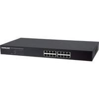 Intellinet 16-port Poe+ 10/100 Fast Ethernet Network Switch 19 Inch Rackmount Black (560849)