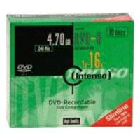 Intenso DVD-R 4, 7GB 120min 16x 10pk Slim Case