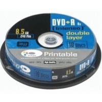 Intenso DVD+R DL 8, 5GB 240min 8x printable 10pk Spindle