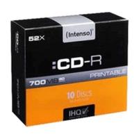 Intenso CD-R 700MB 80min 52x Printable 10-Pack Slimcase