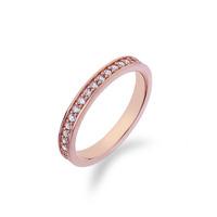 Infinito Rose Gold Plated Sterling Silver Ring
