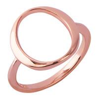 Infinity Ring Open Circle Rose Gold Vermeil