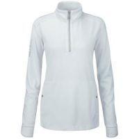 Indiana Ladies Zip Neck Top - White