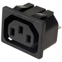 Inalways 0718-1-PW IEC 6.3mm Push Fit Outlet