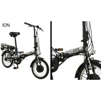 ION 16inch Wheel Alloy Folding Electric Bike - Black