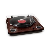 Ion Max LP Dark Wood USB Conversion Turntable