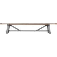 Iona Extra Large Bench, Solid Pine and Grey