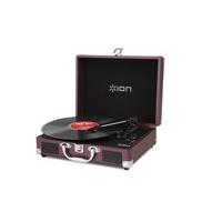 ION Audio Vinyl Motion Audio Record Player - Portable vinyl turntable with USB digital conversion Audio, rechargeable battery and stereo speakers - Ra