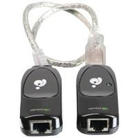iogear USB Ethernet Extender - cable interface/gender adapters (CAT5, CAT5, Male/Male, USB, Plastic, 3.3 x 2.3 x 4.9 mm)
