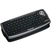 iogear gkm681r 24ghz wireless compact key board with optical trackball ...