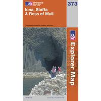 iona staffa ross of mull os explorer active map sheet number 373