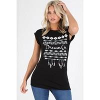 Iona Dream On Turn Up Sleeve T Shirt