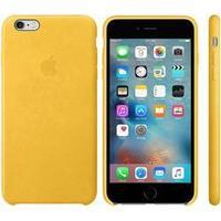 iPhone back cover Apple Leder Case Compatible with (mobile phones): Apple iPhone 6S Plus, Apple iPhone 6 Plus, Yellow-or