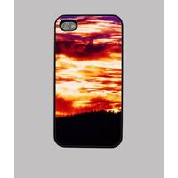 iphone 44s sunset 1 premium quality phone case