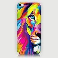 iPhone 7 Plus Colorful Lion Pattern Back Case for iPhone5/5S