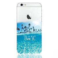 iPhone 7 Plus Seawater Pattern Phone Shell Thin TPU Material for iPhone 6s 6 Plus