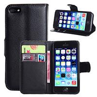 iPhone 7 Plus PU Leather Flip Capa Case For Apple iPhone 5/5S Wallet Holder Cover Bag