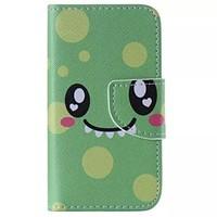 iphone 7 plus green smiling face painted pu phone case for iphone 6s 6 ...