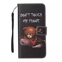 iPhone 7 Plus Bear Painted PU Phone Case for iPhone 6s 6 Plus SE 5s 5c 5 4s 4