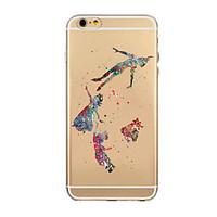 iPhone 7 Plus Coloured Drawing or Pattern TPU Transparent Soft Shell Phone Case Back Cover Case for iPhone 6s 6 Plus