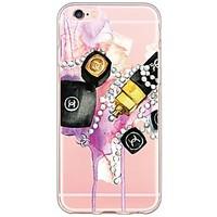 iPhone 7 7Plus Sexy Lady Pattern TPU Ultra-thin Translucent Soft Back Cover for iPhone 6s 6 Plus 5s 5 5E
