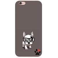 iPhone 7 7Plus Cartoon Dog Pattern TPU Ultra-thin Soft Back Cover for iPhone 6s 6 Plus 5s 5 5E