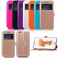 iphone 7 plus 55 inch ling plaid pattern high quality pu wallet leathe ...