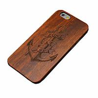 iPhone 7 Plus Wood Anchor Sailor Captain Carving Concavo Convex Hard Back Cover for iPhone 6s 6 Plus