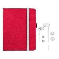 IPAD STAND PREMIUM FOLIO STAND & IN EAR HEADPHONE