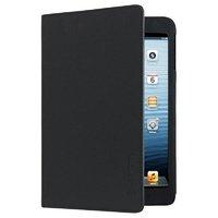 Ipad mini case black For iPad Mini - Exterior material has a Soft Suede Feel - Abrasive PU - Magnetic Closure