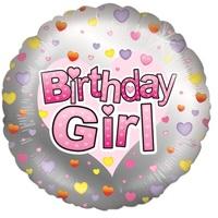 iparty 18 inch circle foil balloon birthday girl