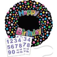 Iparty 18 Inch Foil Balloon - Add An Age Happy Birthday