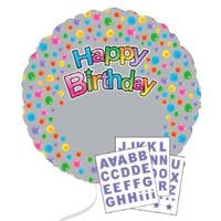 Iparty 18 Inch Foil Balloon - Add A Name Happy Birthday