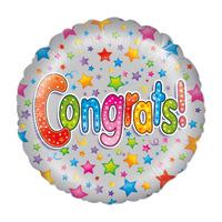 Iparty 18 Inch Circle Foil Balloon - Congrats