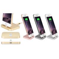 iPhone Charging Dock with Optional Braided Cable