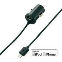 iPad/iPhone/iPod charger Car VOLTCRAFT CLC-2000USB Max. output current 2000 mA 2 x USB, Apple Dock lightning plug