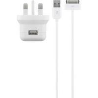 iPad/iPhone/iPod charger Mains socket Cabstone 43777 Max. output current 2100 mA 1 x USB, Apple dock plug incl. UK adap