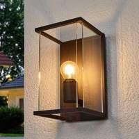 ip54 outdoor wall light liv glass lampshade