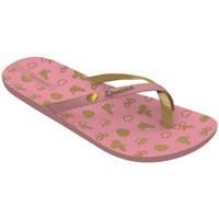 Ipanema Pink and Gold Children flip flops Enc Mix girls\'s Children\'s Flip flops / Sandals in pink