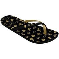 ipanema black and gold children flip flops mix enc girlss childrens fl ...