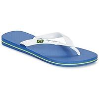 ipanema classica brasil ii mens flip flops sandals shoes in blue