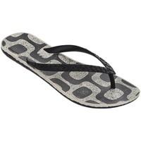 Ipanema Black and Beige Men Flip Flops RJ III men\'s Flip flops / Sandals (Shoes) in black