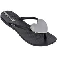 Ipanema Ladies Wave Heart Flip Flop women\'s Flip flops / Sandals (Shoes) in black