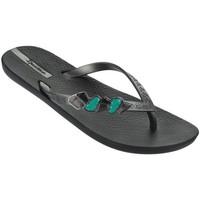 Ipanema Black and Silver Flip-flops Premium Gem women\'s Flip flops / Sandals (Shoes) in black