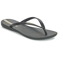 ipanema wave womens flip flops sandals shoes in black